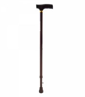 Трость телескопическая с деревянной ручкой SIMS2 10105 с устройством против скольжения