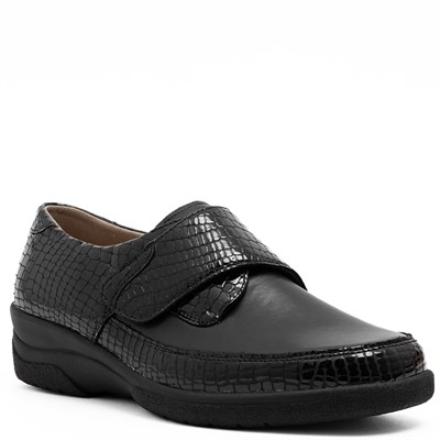 Ортопедические ботинки Solidus (Германия) Therapo с эластичными вставками (черный) Solidus Hedda S-26530-K-00023