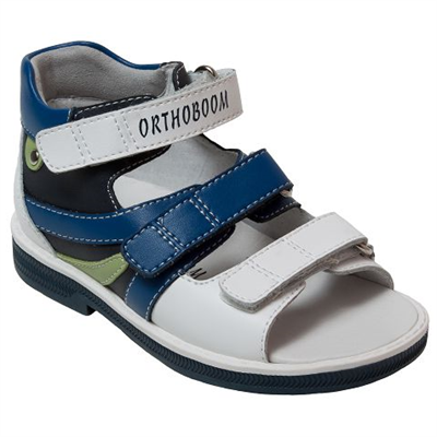 Детская ортопедическая профилактическая обувь Orthoboom 43397-5 (сине-голубой-белый) - фото 7292
