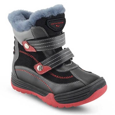 Зимняя ортопедическая обувь для детей ORTHOBOOM 63395-43 (черный с красным) - фото 7892