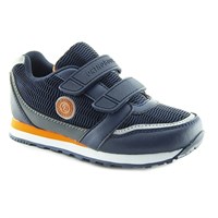 Ортопедическая кроссовки для детей ORTHOBOOM 33057-02 (черно-серый с оранжевым)