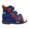 Детские ортопедические сандалии с высоким берцем ORTMANN Eger (синий/красный) ORTMANN Eger (синий/красный) - фото 6275
