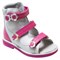 Детская ортопедическая обувь с высоким берцем ORTHOBOOM 71497-2 (бело-розовый) - фото 7253