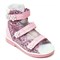 Детская ортопедическая обувь с высоким берцем Orthoboom 71497-2 (светло-розовый с цветами) - фото 7825